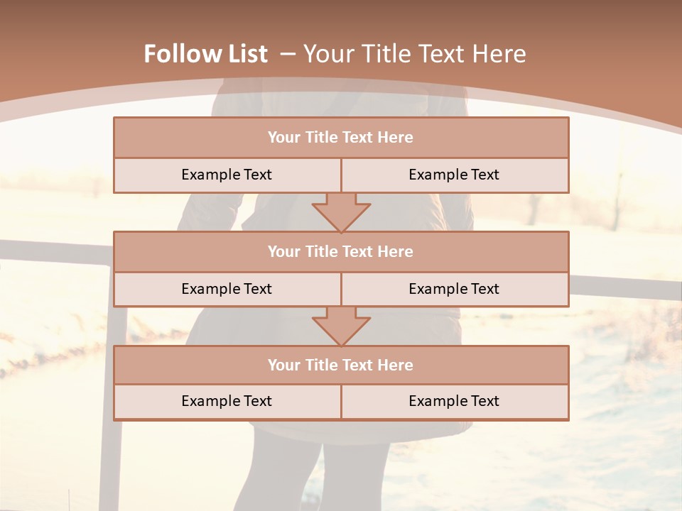 Sunlight Outdoors Tree PowerPoint Template