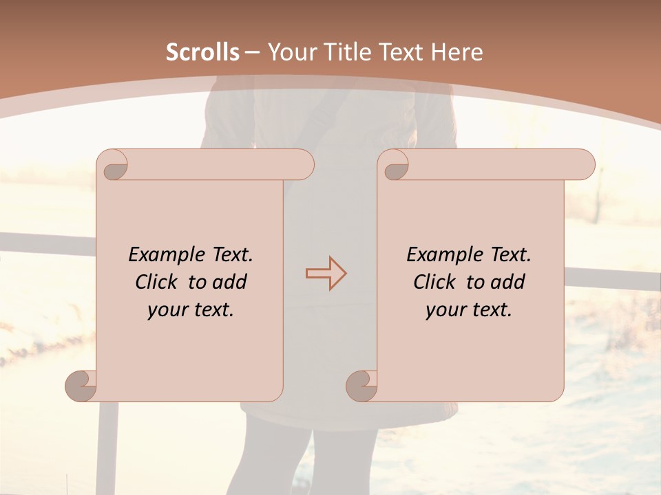 Sunlight Outdoors Tree PowerPoint Template
