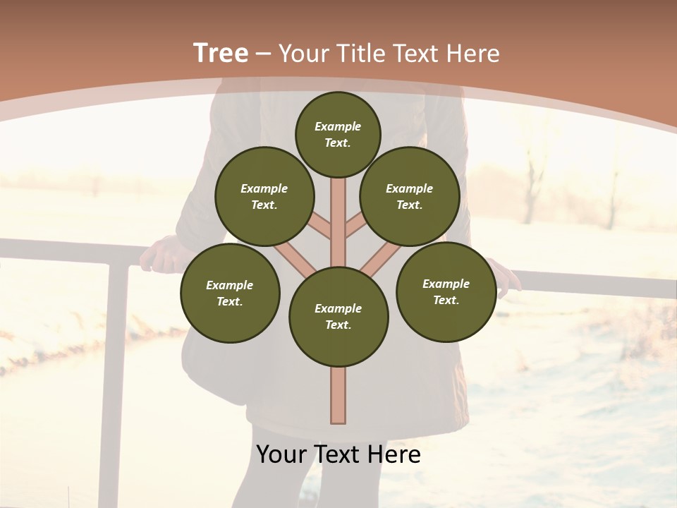 Sunlight Outdoors Tree PowerPoint Template