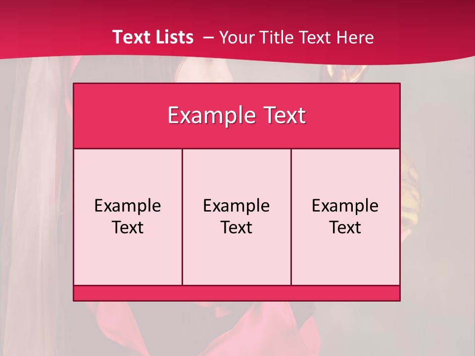 Kiss Clothes Wish PowerPoint Template