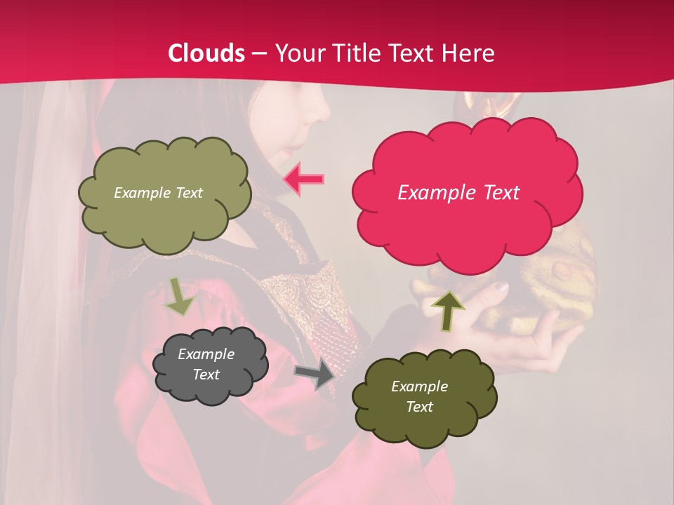 Kiss Clothes Wish PowerPoint Template