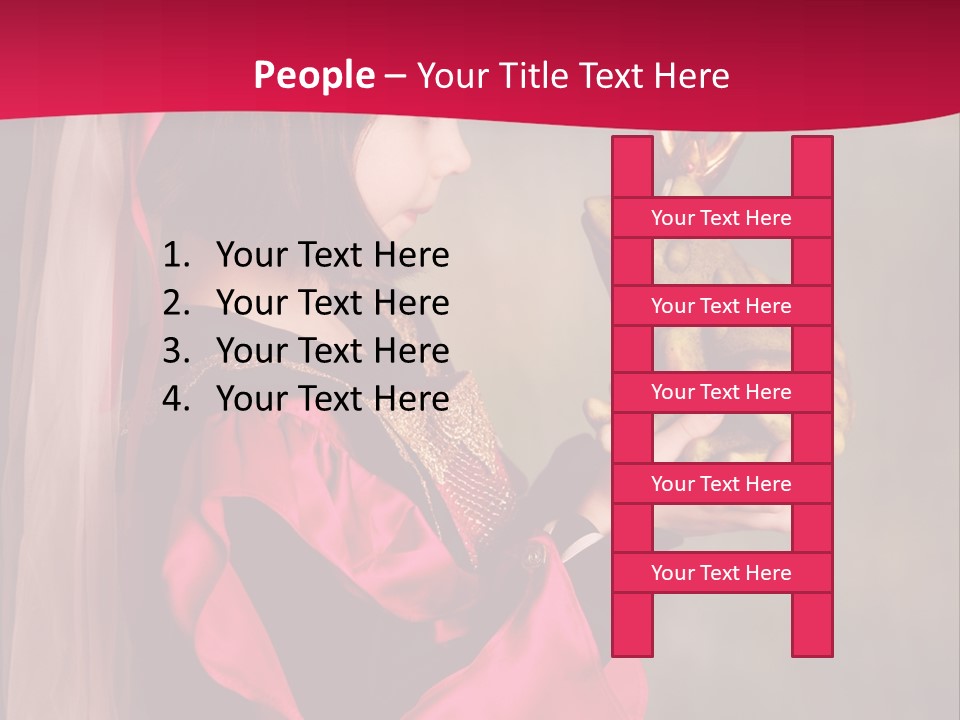 Kiss Clothes Wish PowerPoint Template