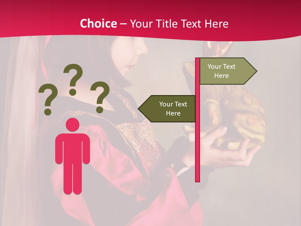 Kiss Clothes Wish PowerPoint Template