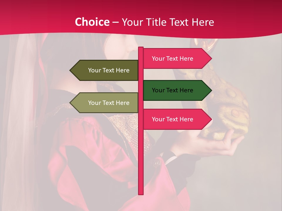 Kiss Clothes Wish PowerPoint Template