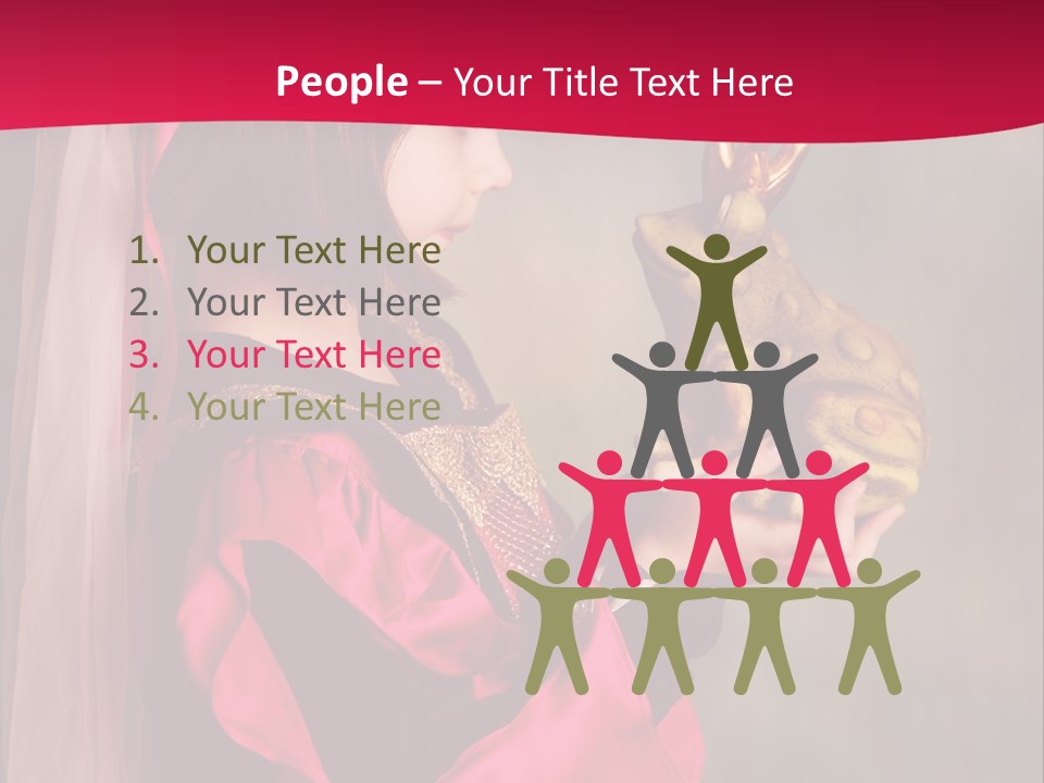 Kiss Clothes Wish PowerPoint Template