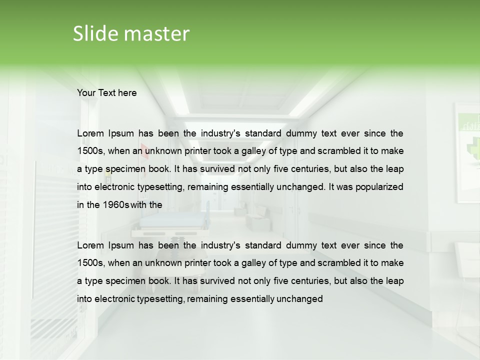 Clinical Walls Interior PowerPoint Template