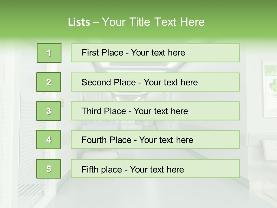 Clinical Walls Interior PowerPoint Template
