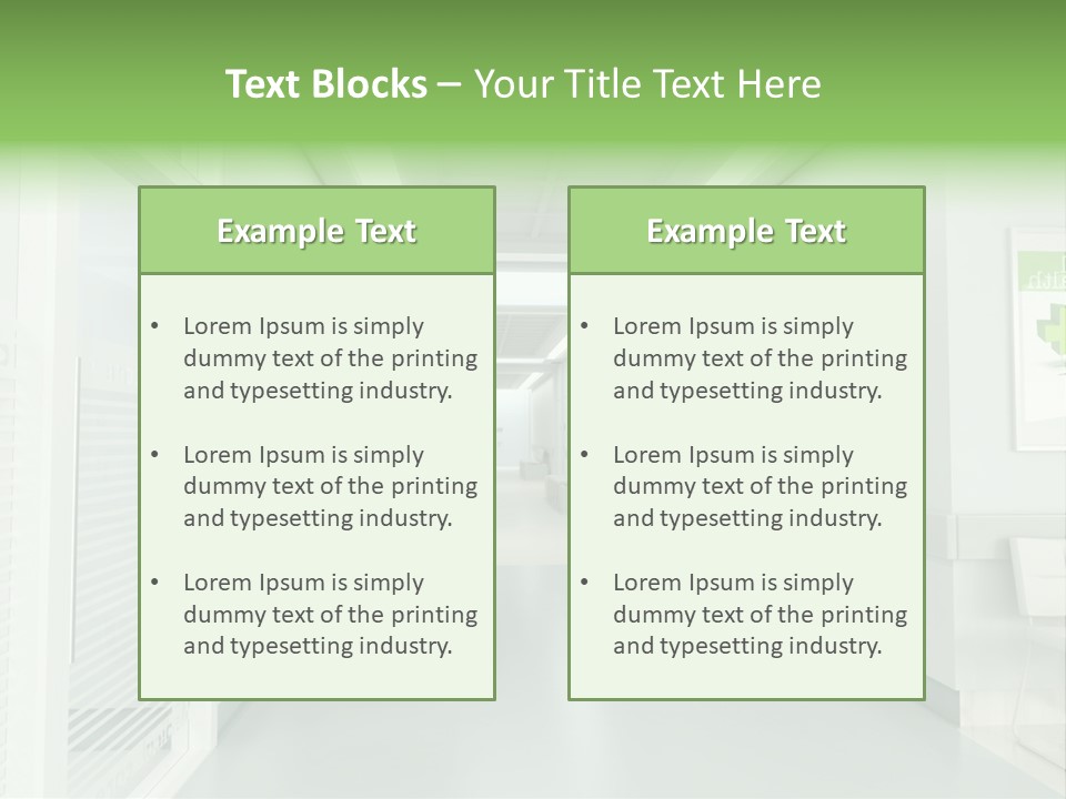 Clinical Walls Interior PowerPoint Template