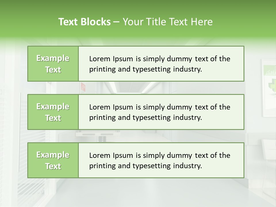 Clinical Walls Interior PowerPoint Template
