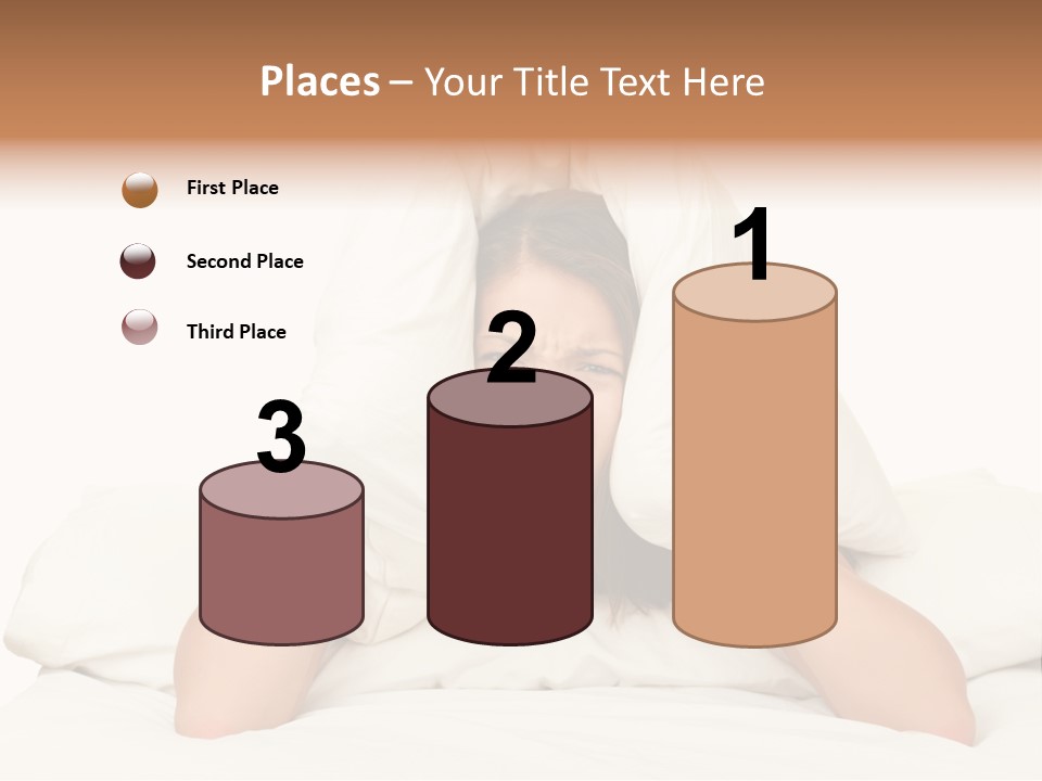 Health Portrait Tired PowerPoint Template