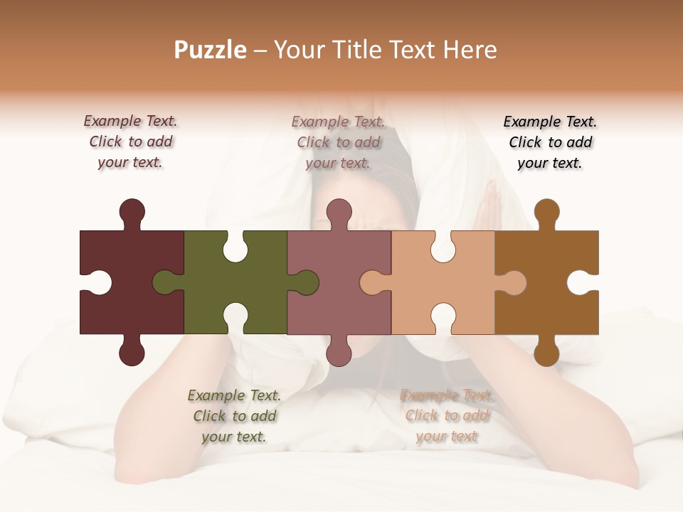 Health Portrait Tired PowerPoint Template