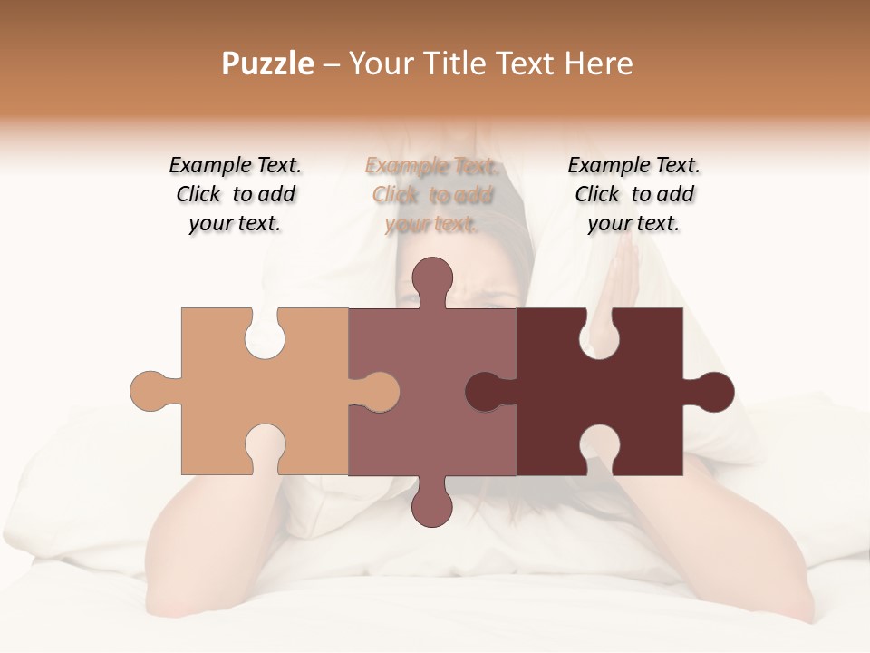 Health Portrait Tired PowerPoint Template