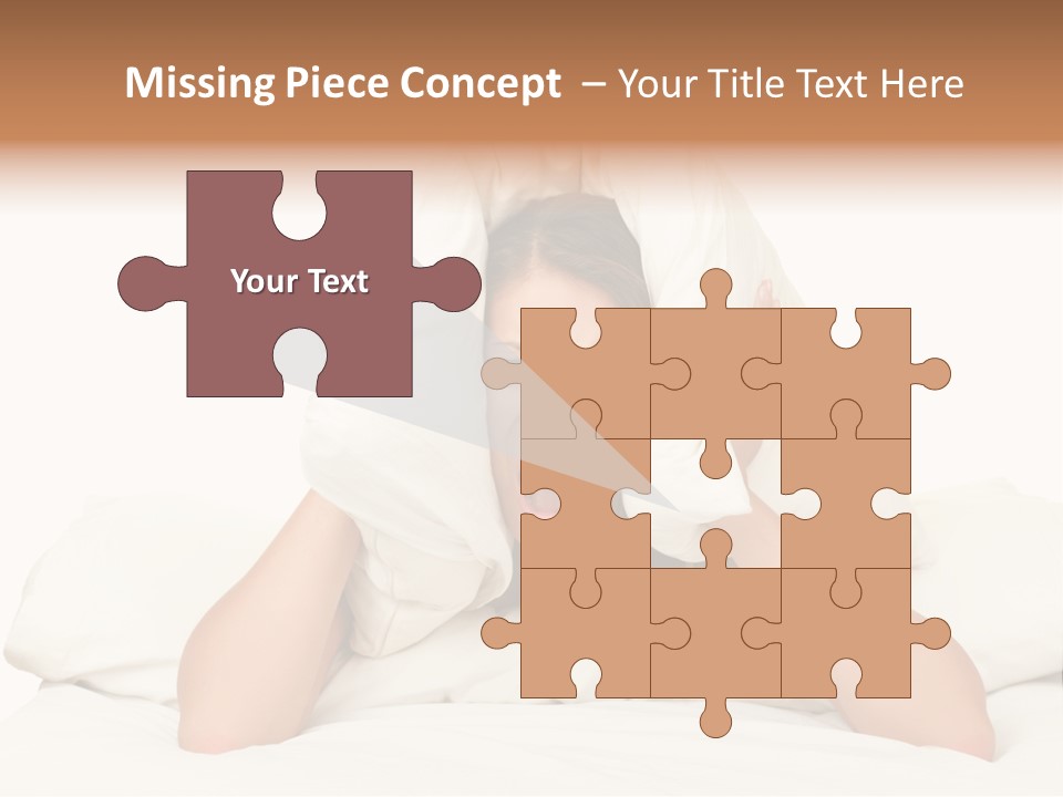 Health Portrait Tired PowerPoint Template