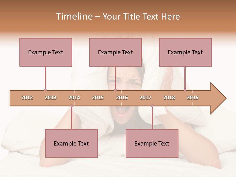 Health Portrait Tired PowerPoint Template