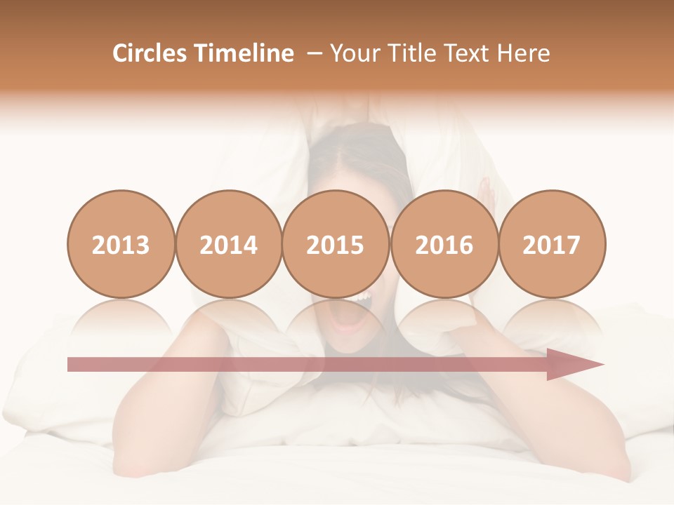 Health Portrait Tired PowerPoint Template