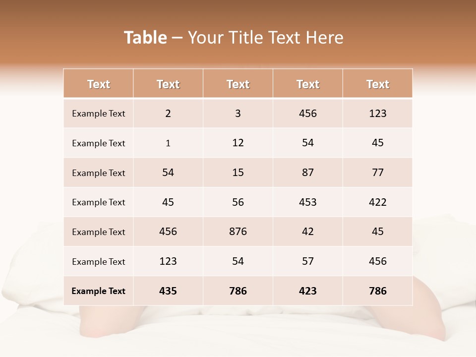 Health Portrait Tired PowerPoint Template
