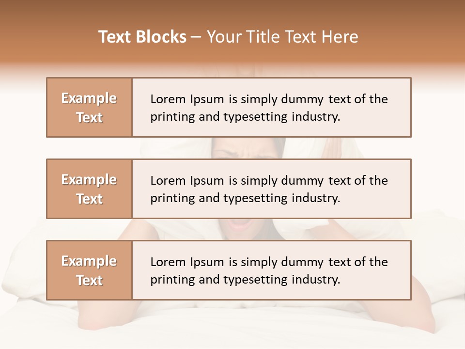 Health Portrait Tired PowerPoint Template