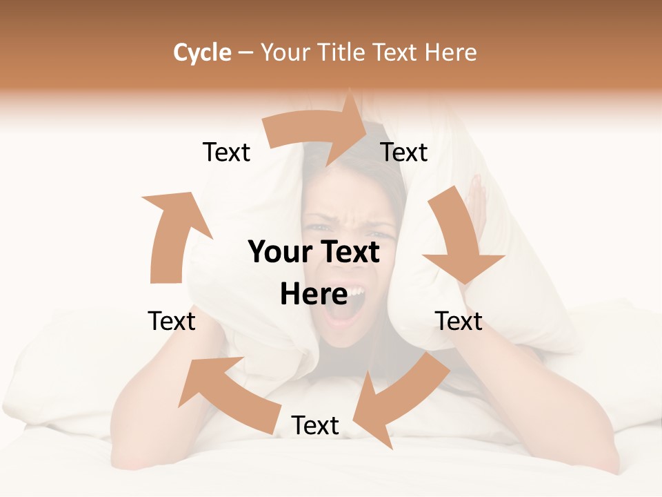 Health Portrait Tired PowerPoint Template