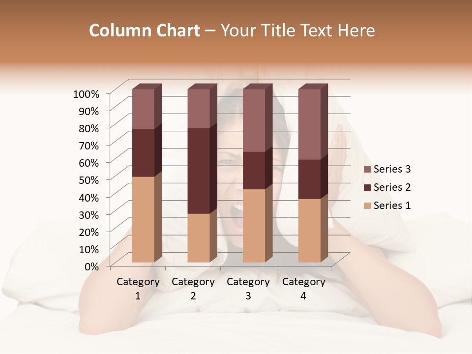 Health Portrait Tired PowerPoint Template