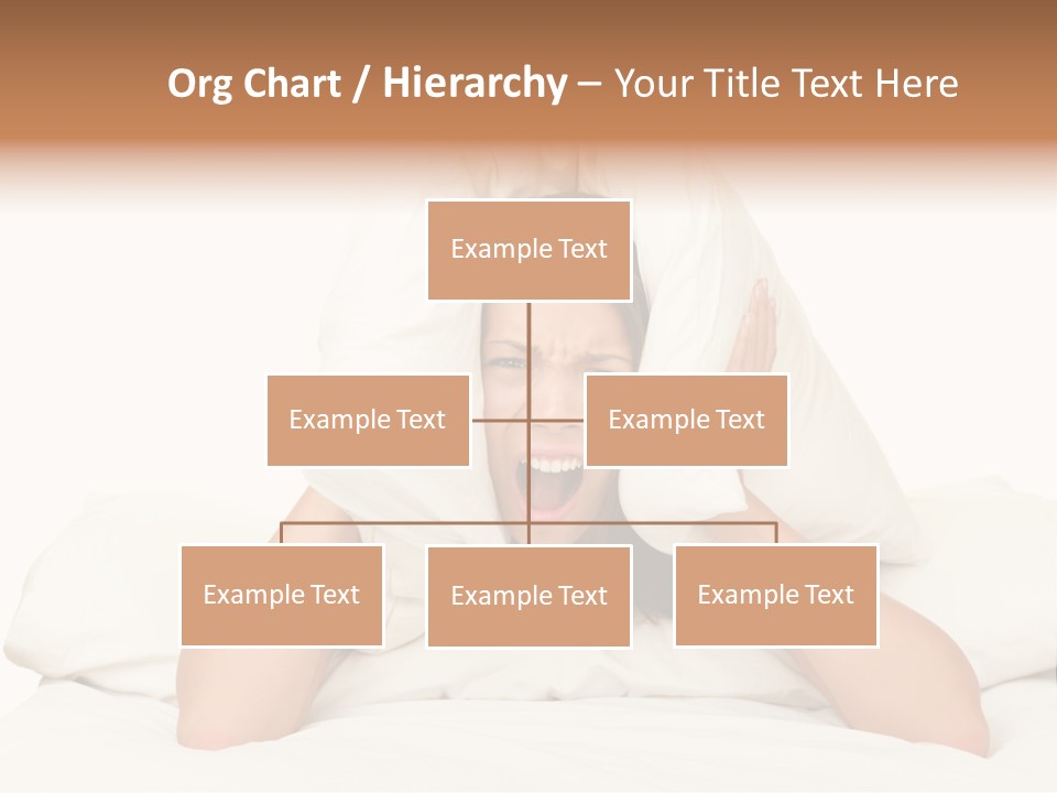 Health Portrait Tired PowerPoint Template