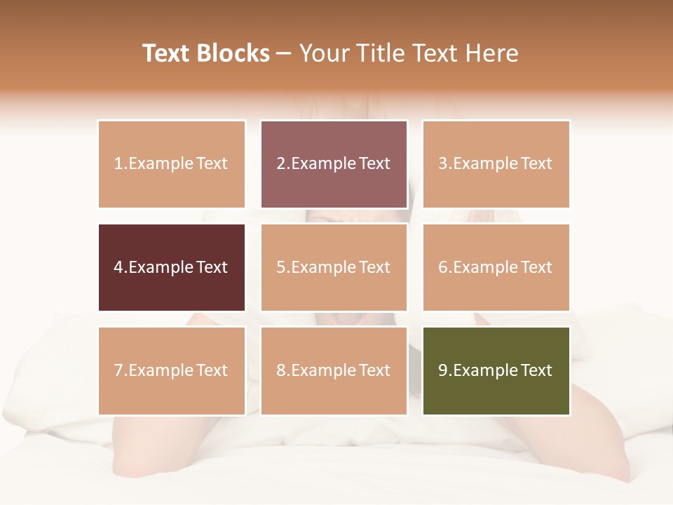 Health Portrait Tired PowerPoint Template