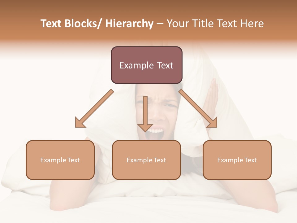 Health Portrait Tired PowerPoint Template