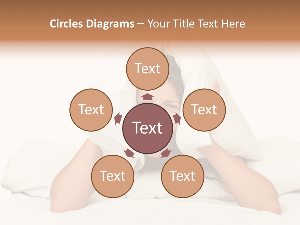 Health Portrait Tired PowerPoint Template