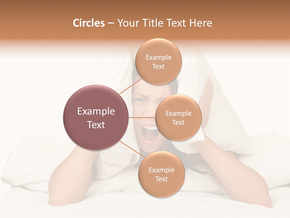 Health Portrait Tired PowerPoint Template