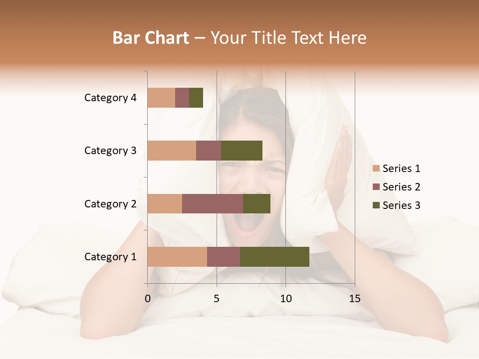 Health Portrait Tired PowerPoint Template