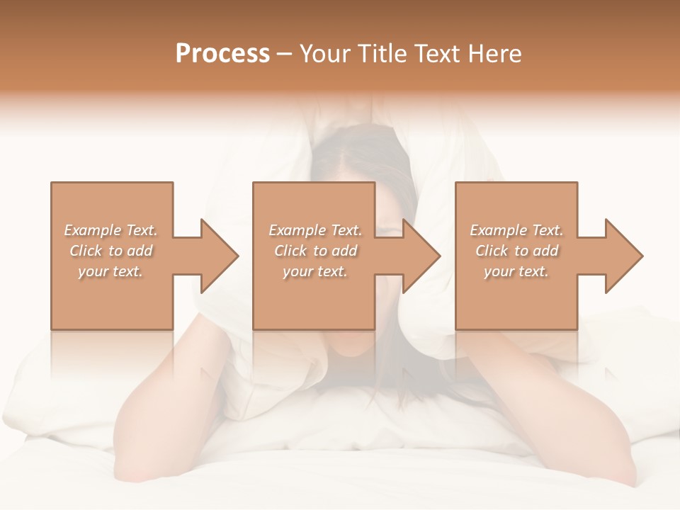 Health Portrait Tired PowerPoint Template