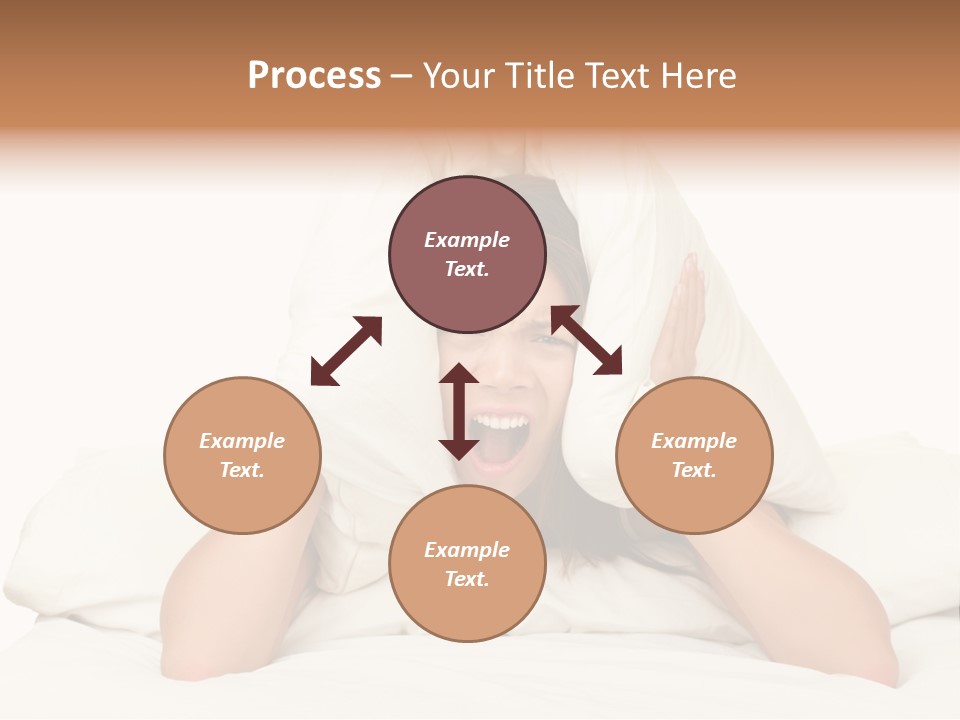 Health Portrait Tired PowerPoint Template