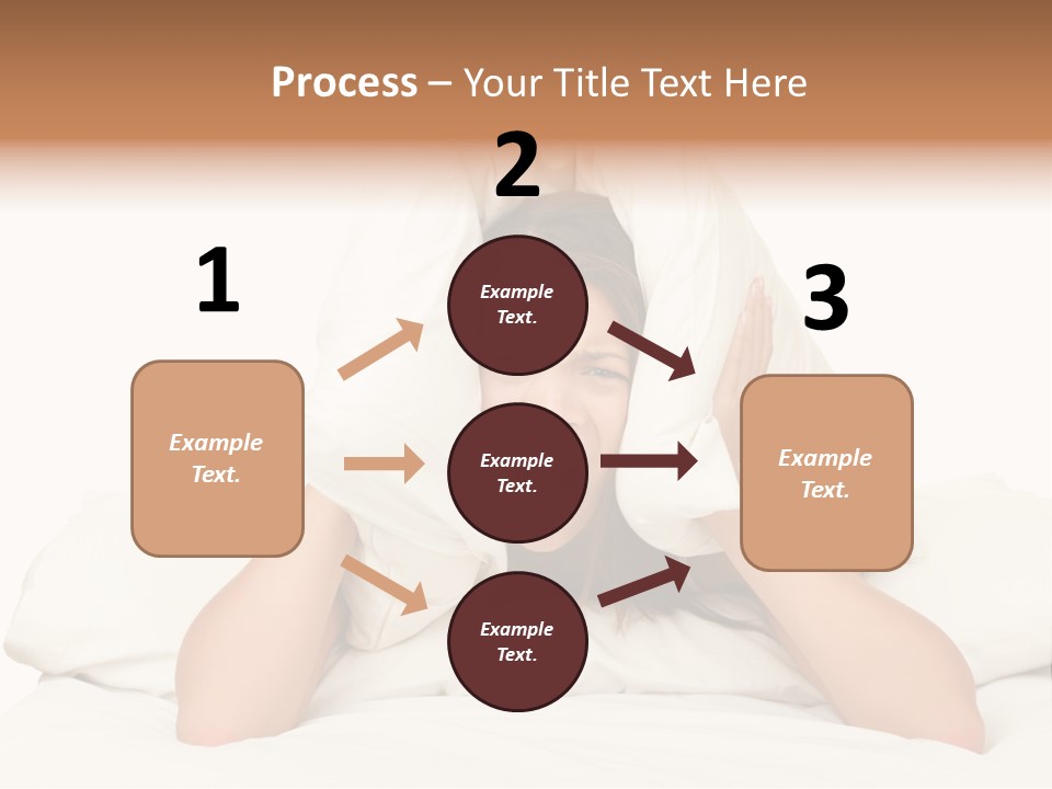 Health Portrait Tired PowerPoint Template