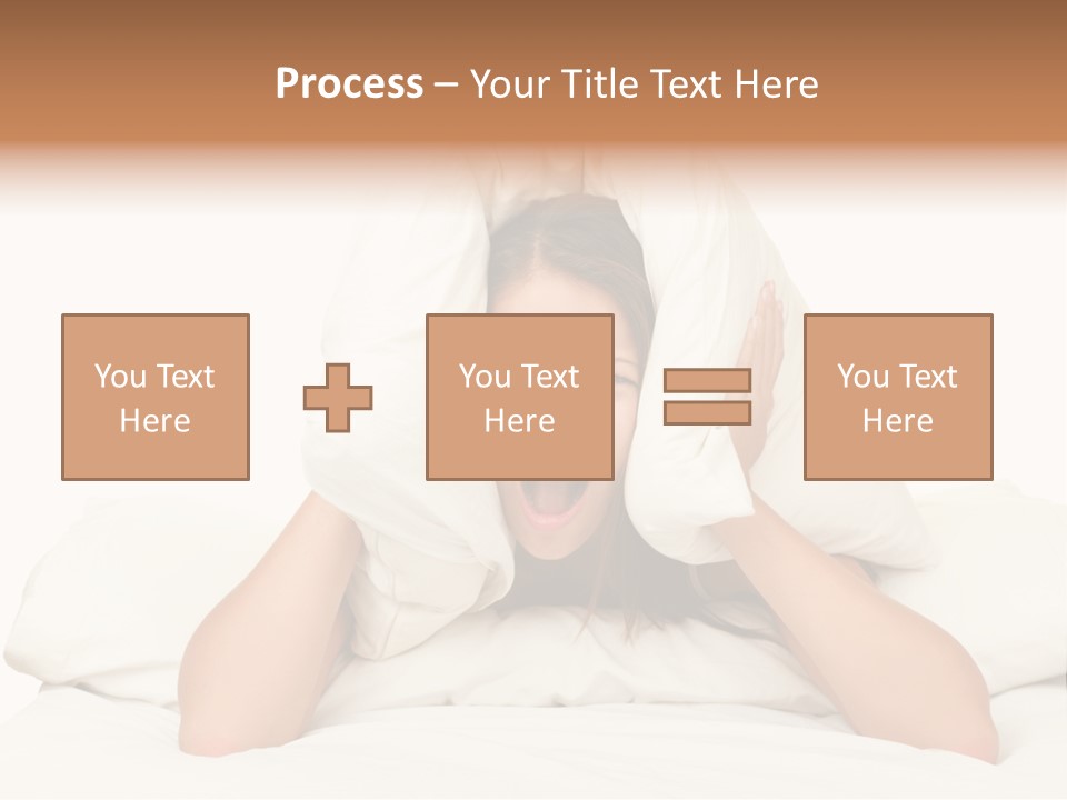 Health Portrait Tired PowerPoint Template