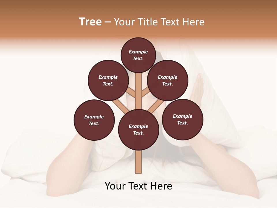 Health Portrait Tired PowerPoint Template