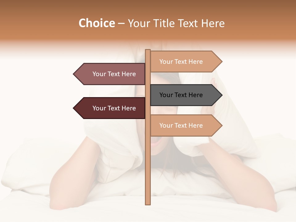 Health Portrait Tired PowerPoint Template