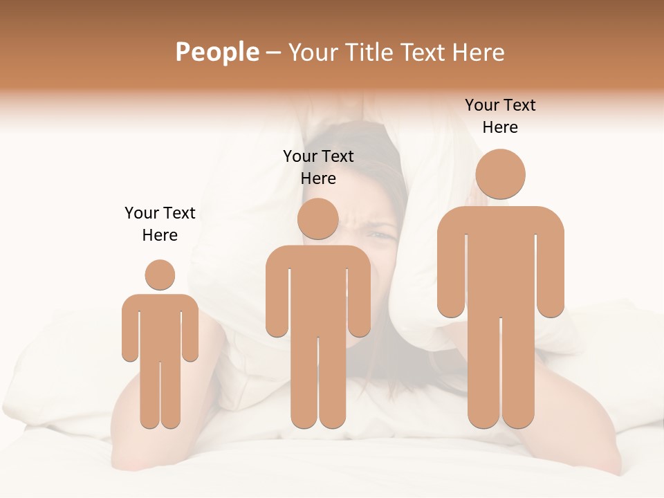 Health Portrait Tired PowerPoint Template