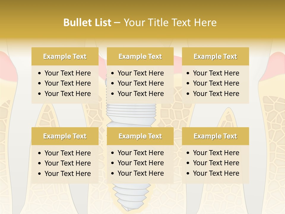 Care Clinic Implantation PowerPoint Template