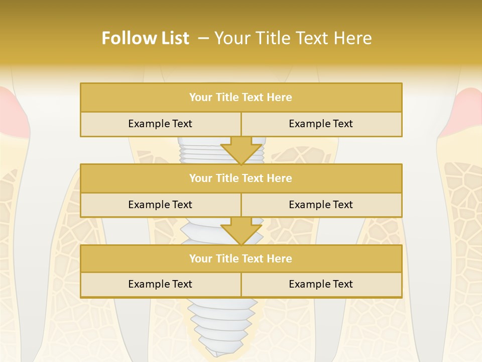 Care Clinic Implantation PowerPoint Template