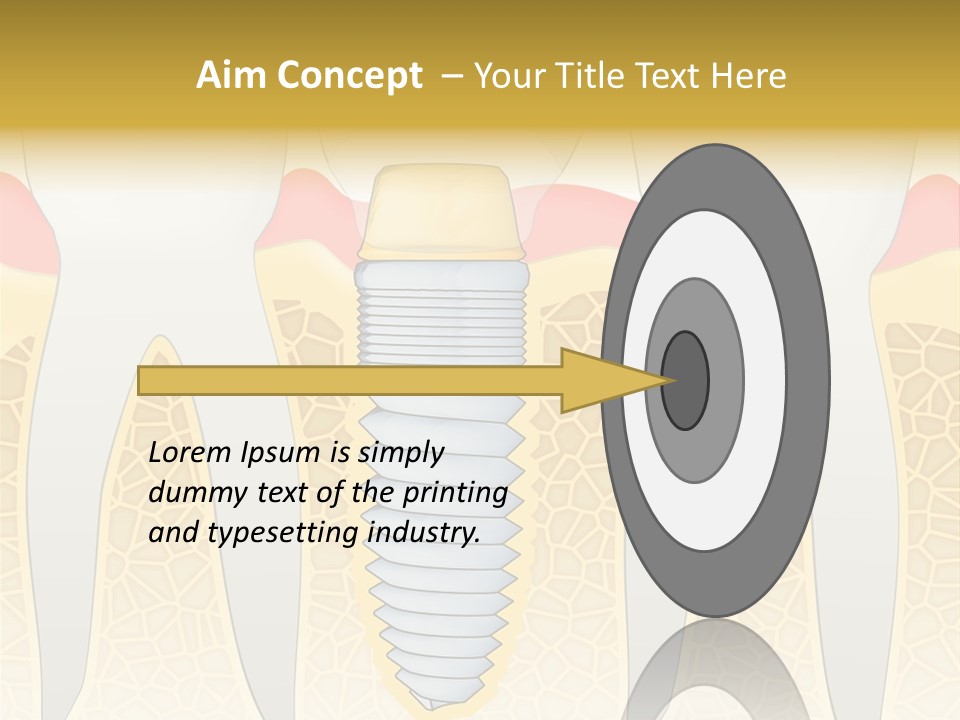 Care Clinic Implantation PowerPoint Template