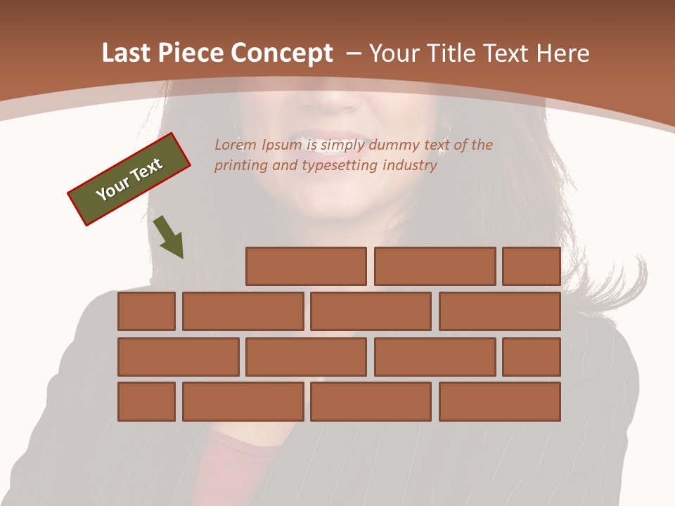 Smile Alone Space PowerPoint Template