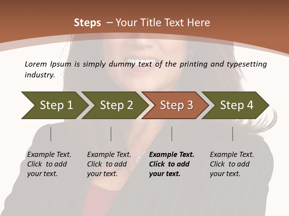Smile Alone Space PowerPoint Template