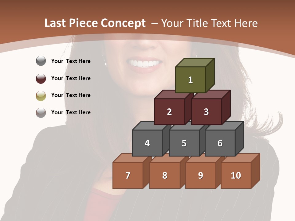 Smile Alone Space PowerPoint Template