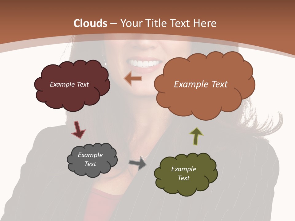 Smile Alone Space PowerPoint Template