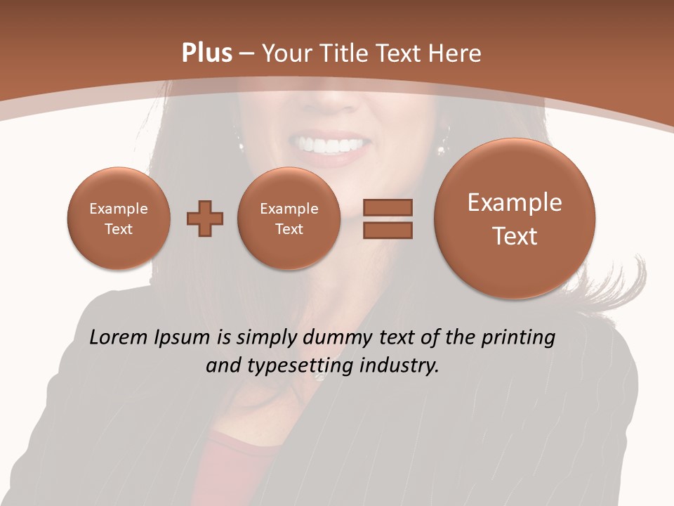 Smile Alone Space PowerPoint Template