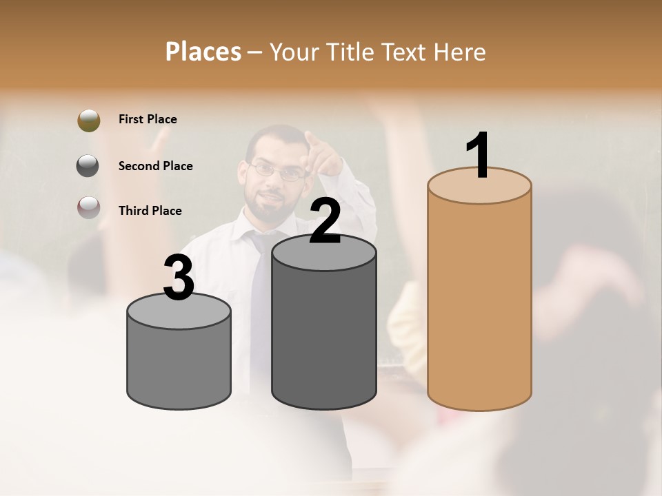 Hands Primary Middle PowerPoint Template