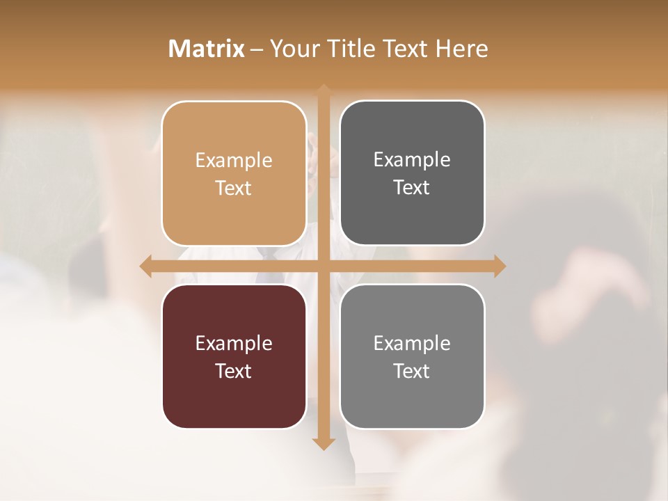 Hands Primary Middle PowerPoint Template