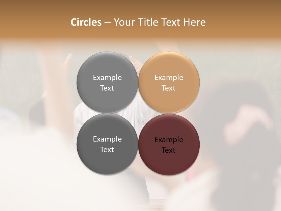 Hands Primary Middle PowerPoint Template