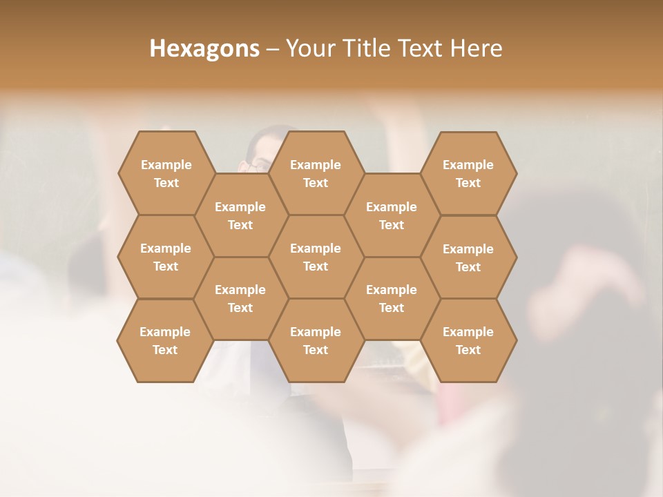 Hands Primary Middle PowerPoint Template