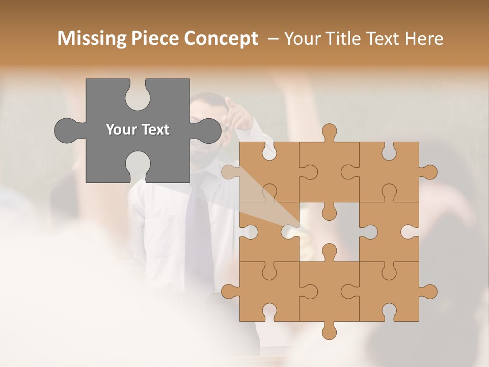 Hands Primary Middle PowerPoint Template