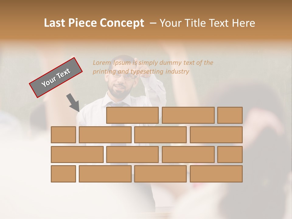 Hands Primary Middle PowerPoint Template
